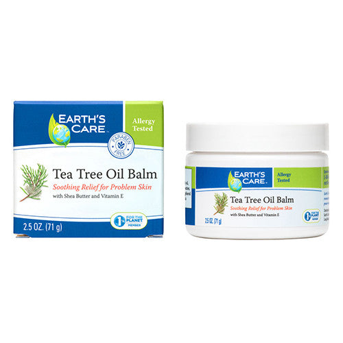 Earths Care Tea Tree Oil Balm With Shea Butter And Vitamin E - 2.5 Oz